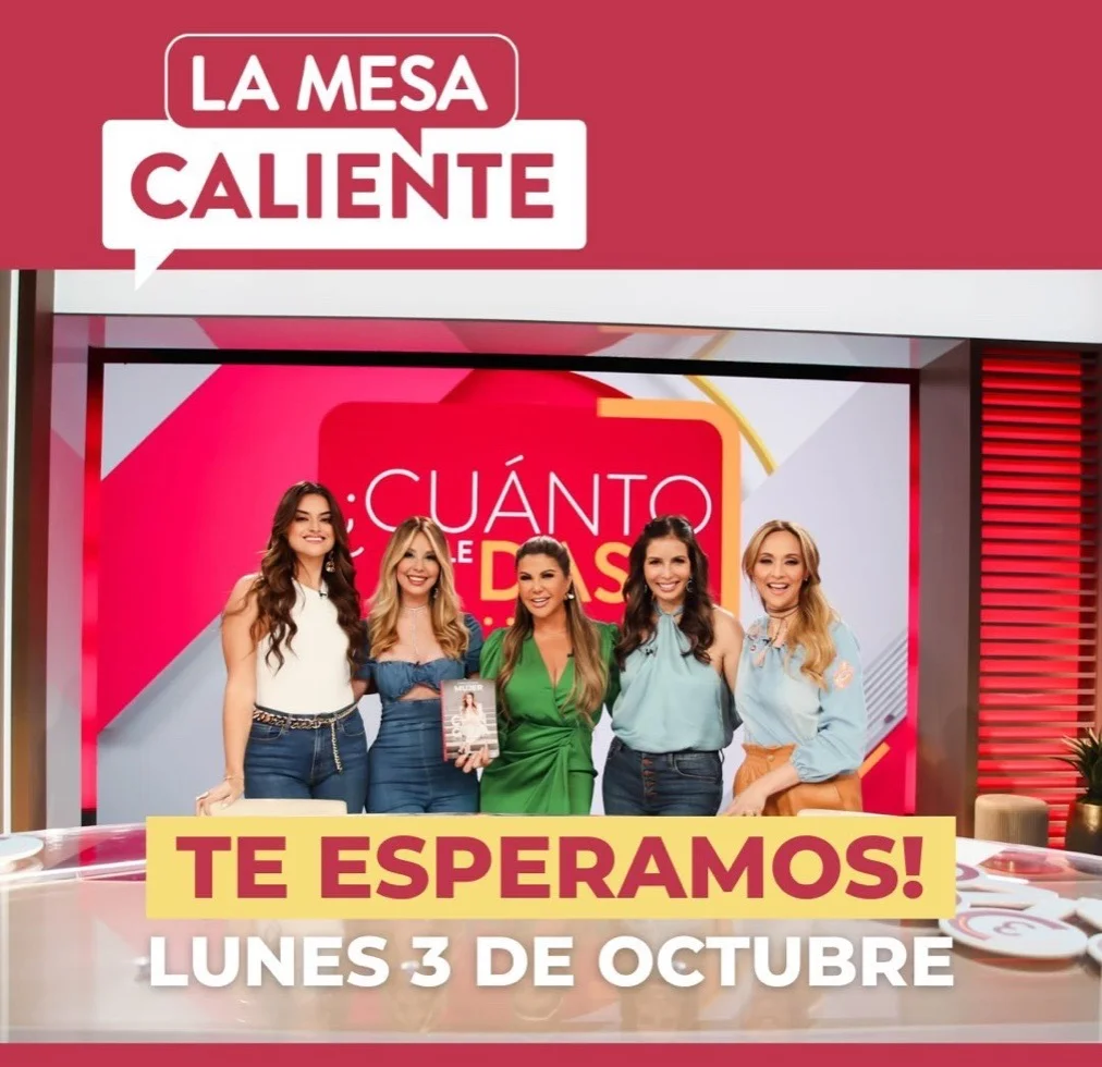 Adriana Gallardo on Telemundo's La Mesa Caliente