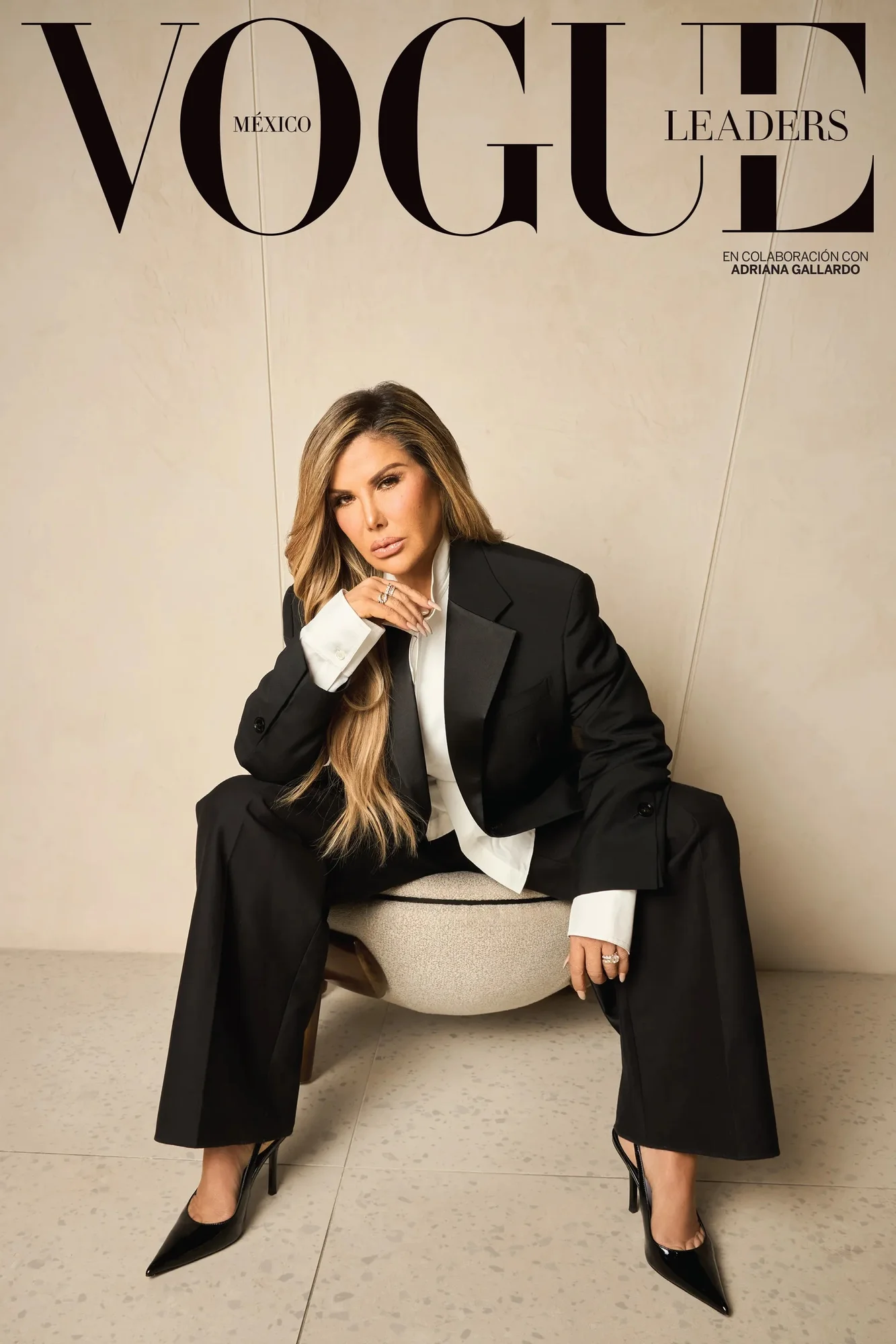 Vogue México Leaders cover featuring Adriana Gallardo